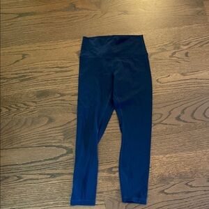 lululemon athletica Blue Leggings Full Length Stretchy